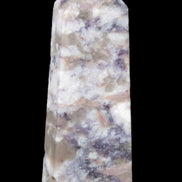Plum Blossom Tourmaline Quartz obelisk 237g Rocks and Things
