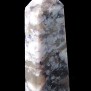 Plum Blossom Tourmaline Quartz obelisk 237g Rocks and Things