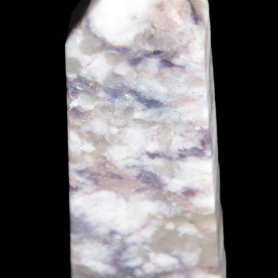 Plum Blossom Tourmaline Quartz obelisk 237g Rocks and Things