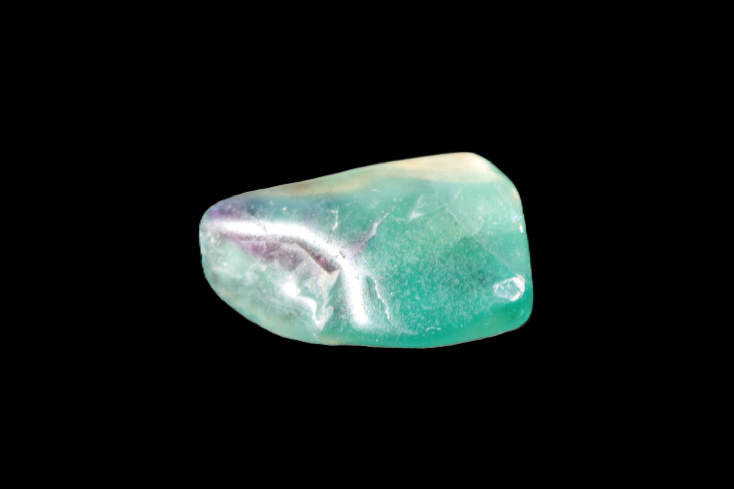 Green Fluorite polished stone 29mm 15.4g Rocks and Things