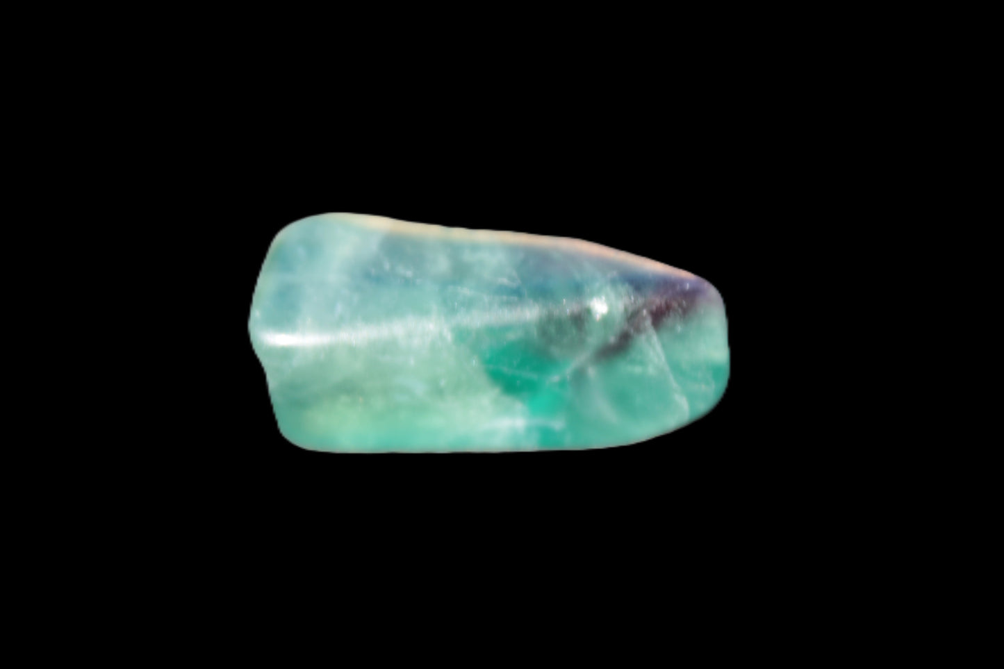 Green Fluorite polished stone 29mm 15.4g Rocks and Things