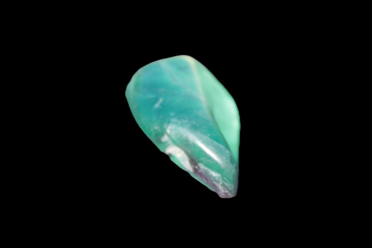 Green Fluorite polished stone 29mm 15.4g Rocks and Things