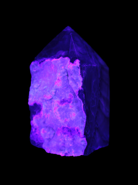 Volcano Agate obelisk 242g Rocks and Things