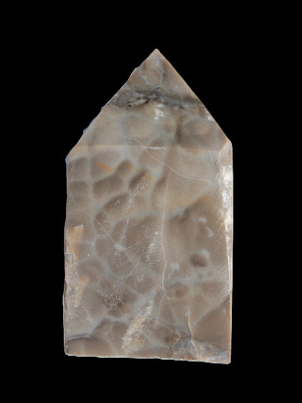 Volcano Agate obelisk 242g Rocks and Things