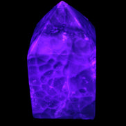 Volcano Agate obelisk 242g Rocks and Things