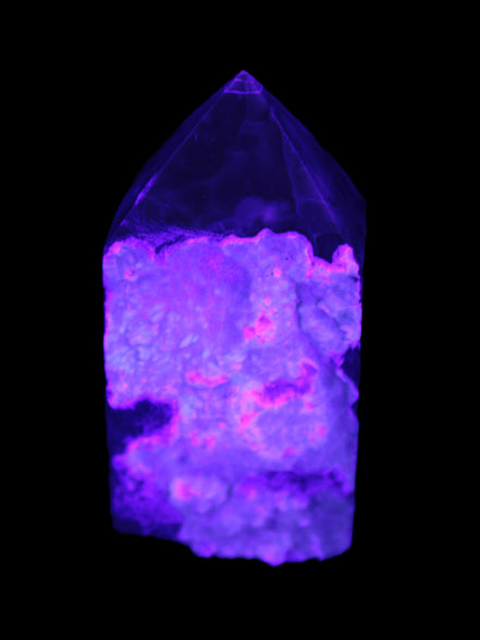 Volcano Agate obelisk 242g Rocks and Things