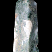 Water Grass Moss Agate obelisk 430g Rocks and Things