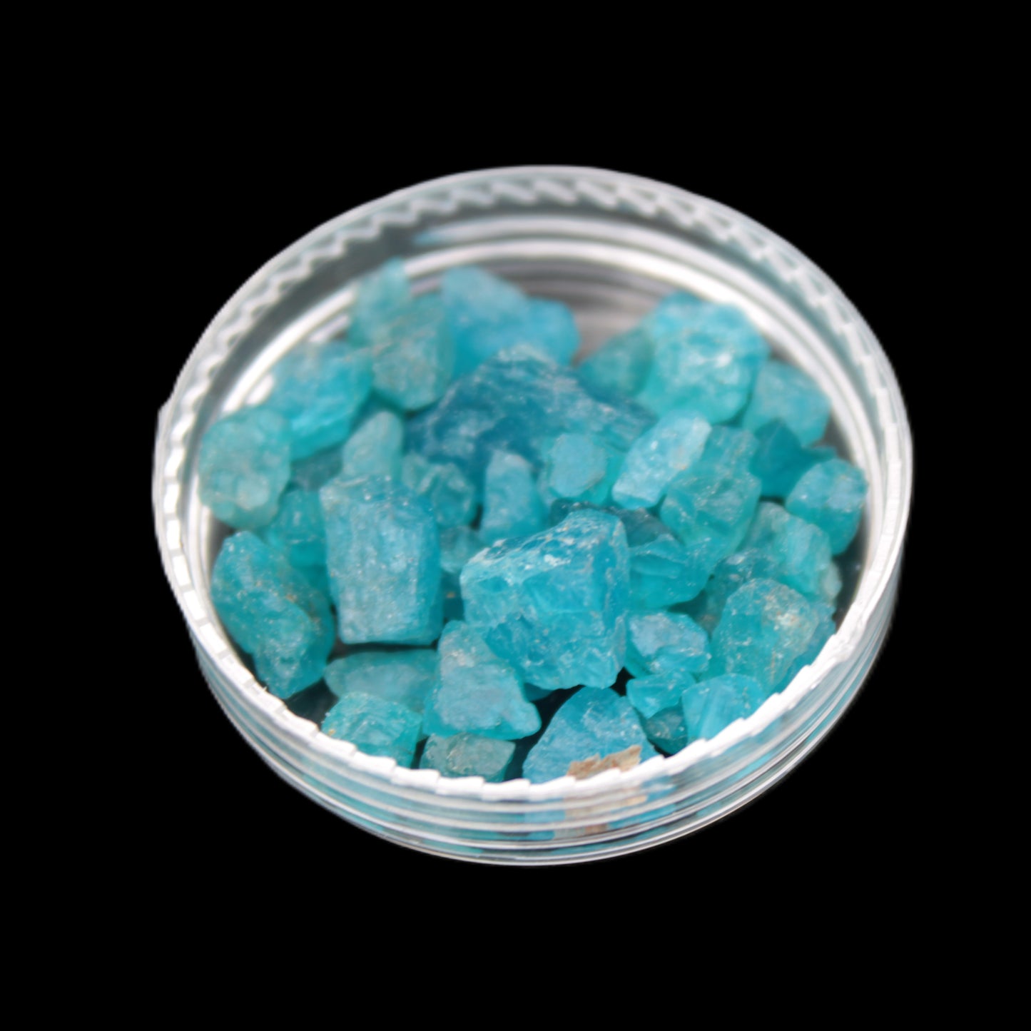 Blue Apatite tiny raw crystals 9-10g Rocks and Things