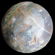 Ocean Moss Agate sphere 118mm 1781g - Rocks and Things Store