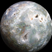 Ocean Moss Agate sphere 118mm 1781g Rocks and Things