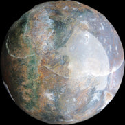Ocean Moss Agate sphere 118mm 1781g - Rocks and Things Store