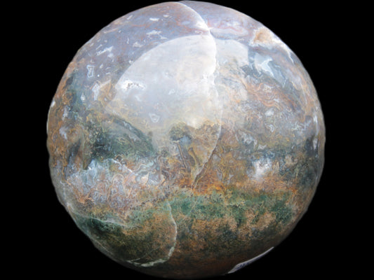 Ocean Moss Agate sphere 118mm 1781g Rocks and Things