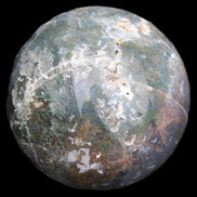 Ocean Moss Agate sphere 118mm 1781g Rocks and Things