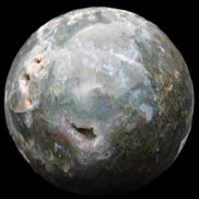 Ocean Moss Agate sphere 118mm 1781g Rocks and Things
