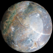 Ocean Moss Agate sphere 118mm 1781g - Rocks and Things Store