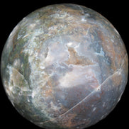 Ocean Moss Agate sphere 118mm 1781g Rocks and Things