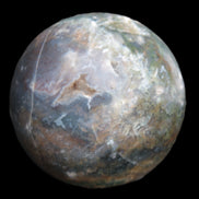 Ocean Moss Agate sphere 118mm 1781g Rocks and Things