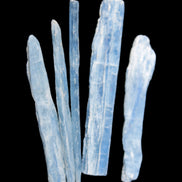 Three stubby Kyanite blades 3/4g Rocks and Things