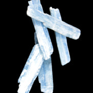 Three stubby Kyanite blades 3/4g Rocks and Things