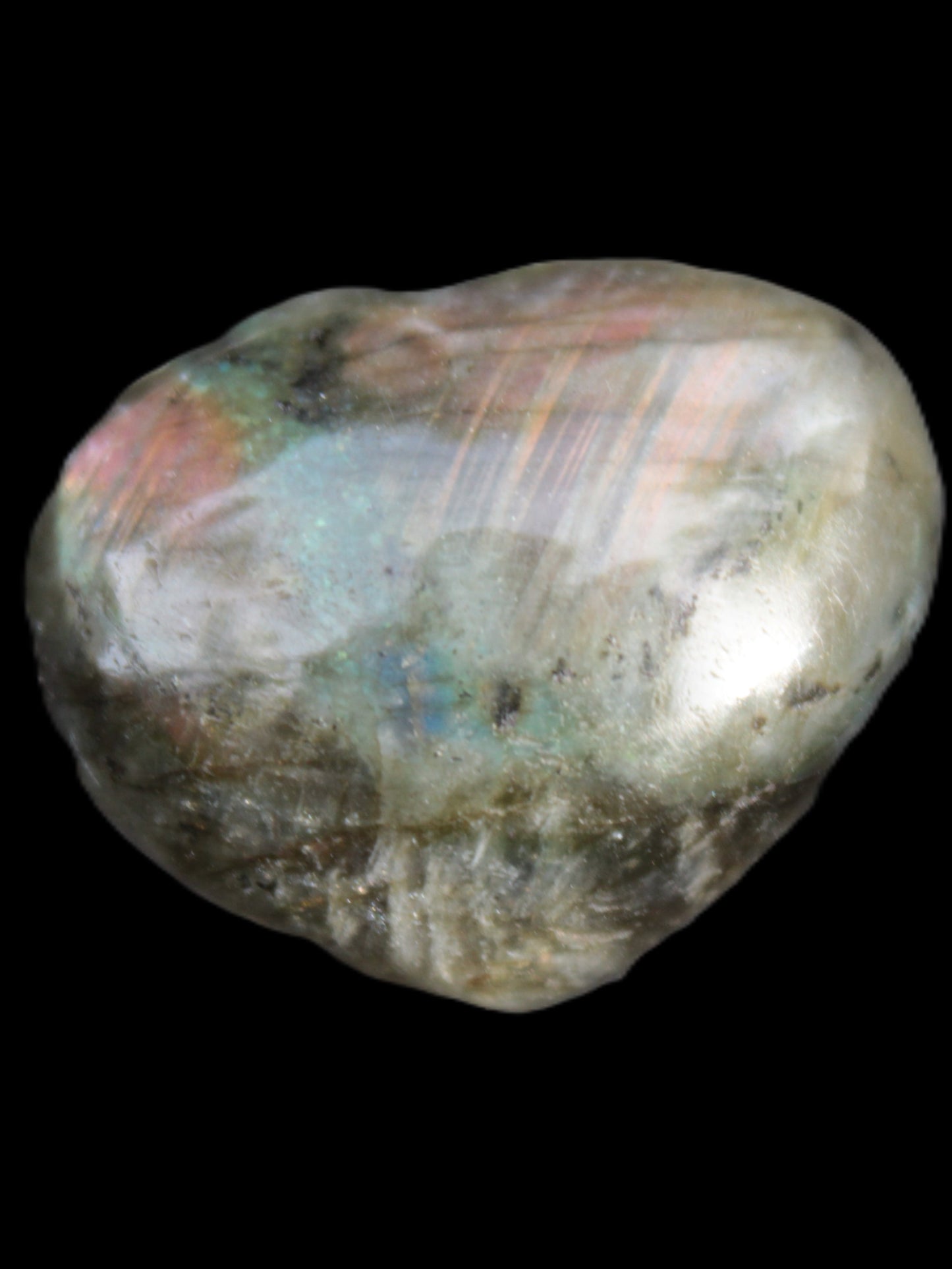 Labradorite heart 25mm-27mm 11.9g-15.8g Rocks and Things