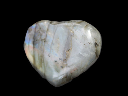 Labradorite heart 25mm-27mm 11.9g-15.8g Rocks and Things