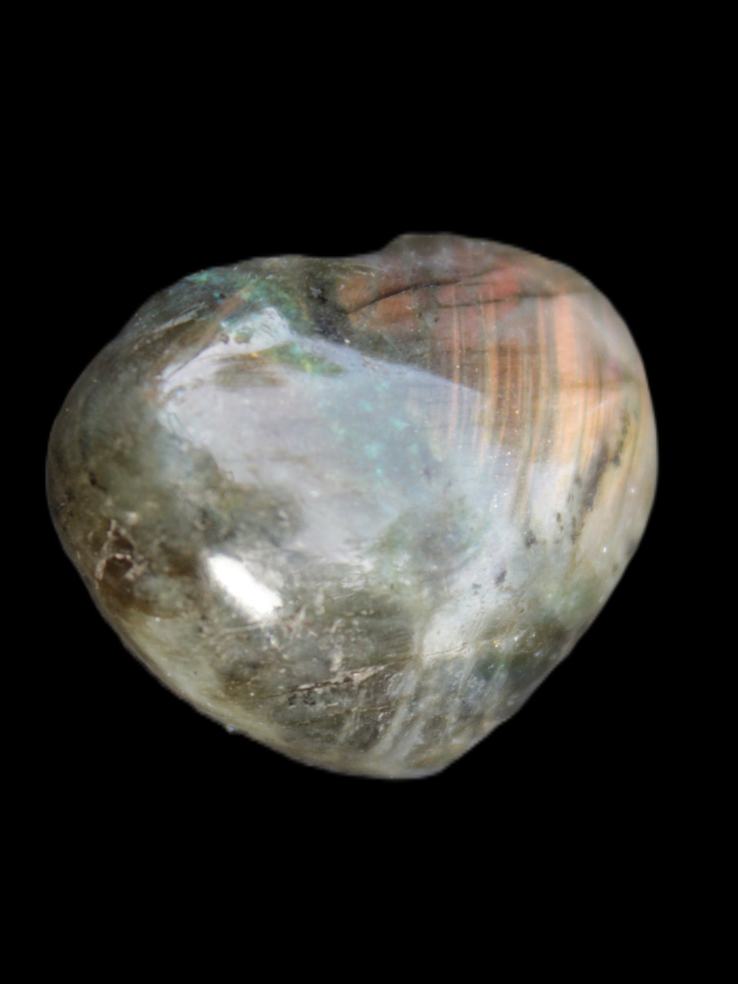 Labradorite heart 25mm-27mm 11.9g-15.8g Rocks and Things