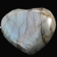 Labradorite heart 25mm-27mm 11.9g-15.8g Rocks and Things