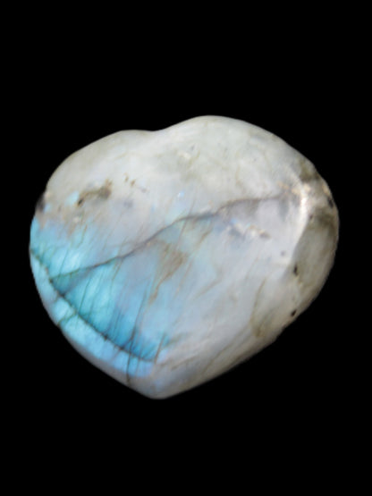 Labradorite heart 25mm-27mm 11.9g-15.8g Rocks and Things