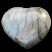 Labradorite heart 25mm-27mm 11.9g-15.8g Rocks and Things