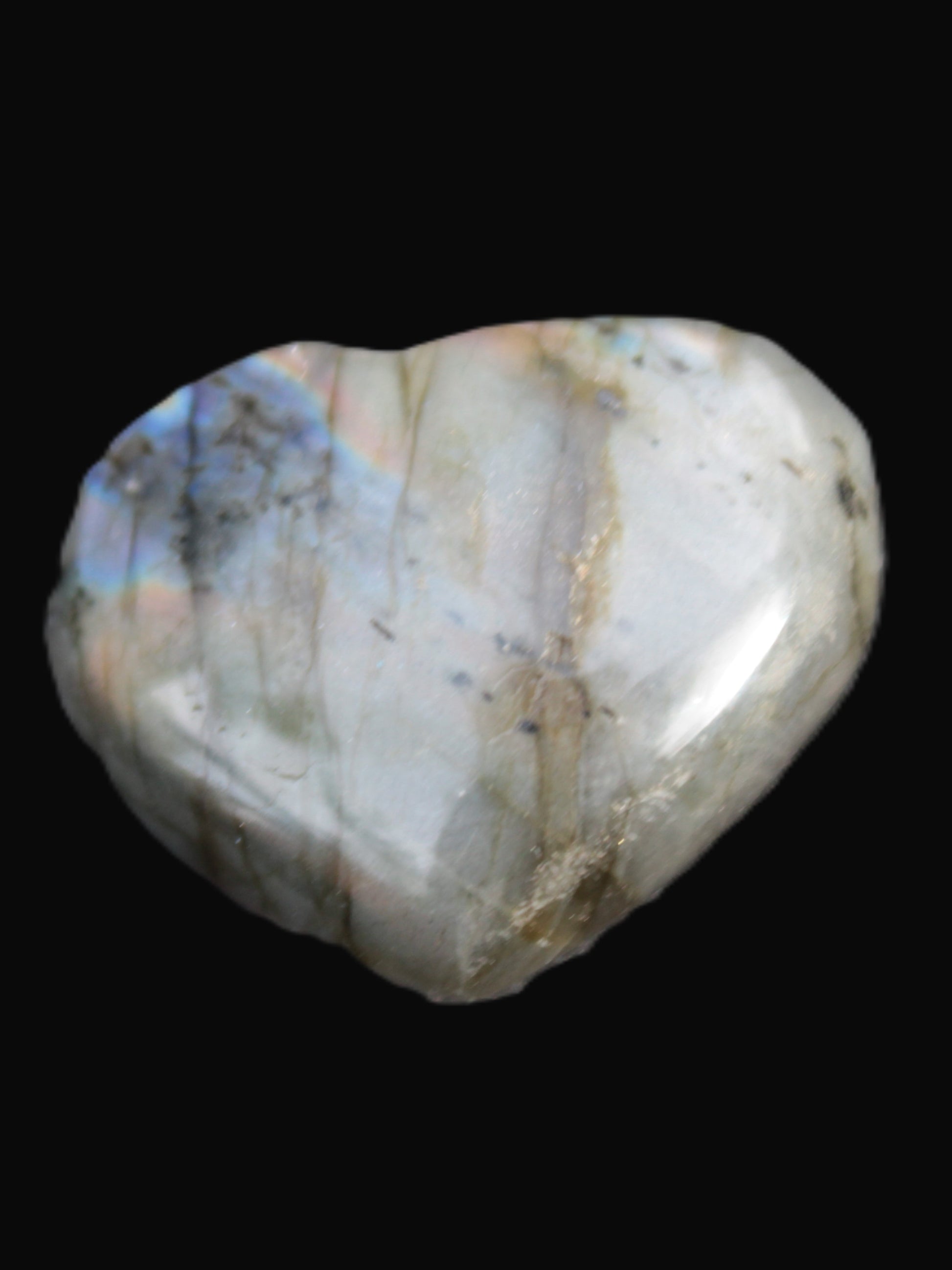 Labradorite heart 25mm-27mm 11.9g-15.8g Rocks and Things