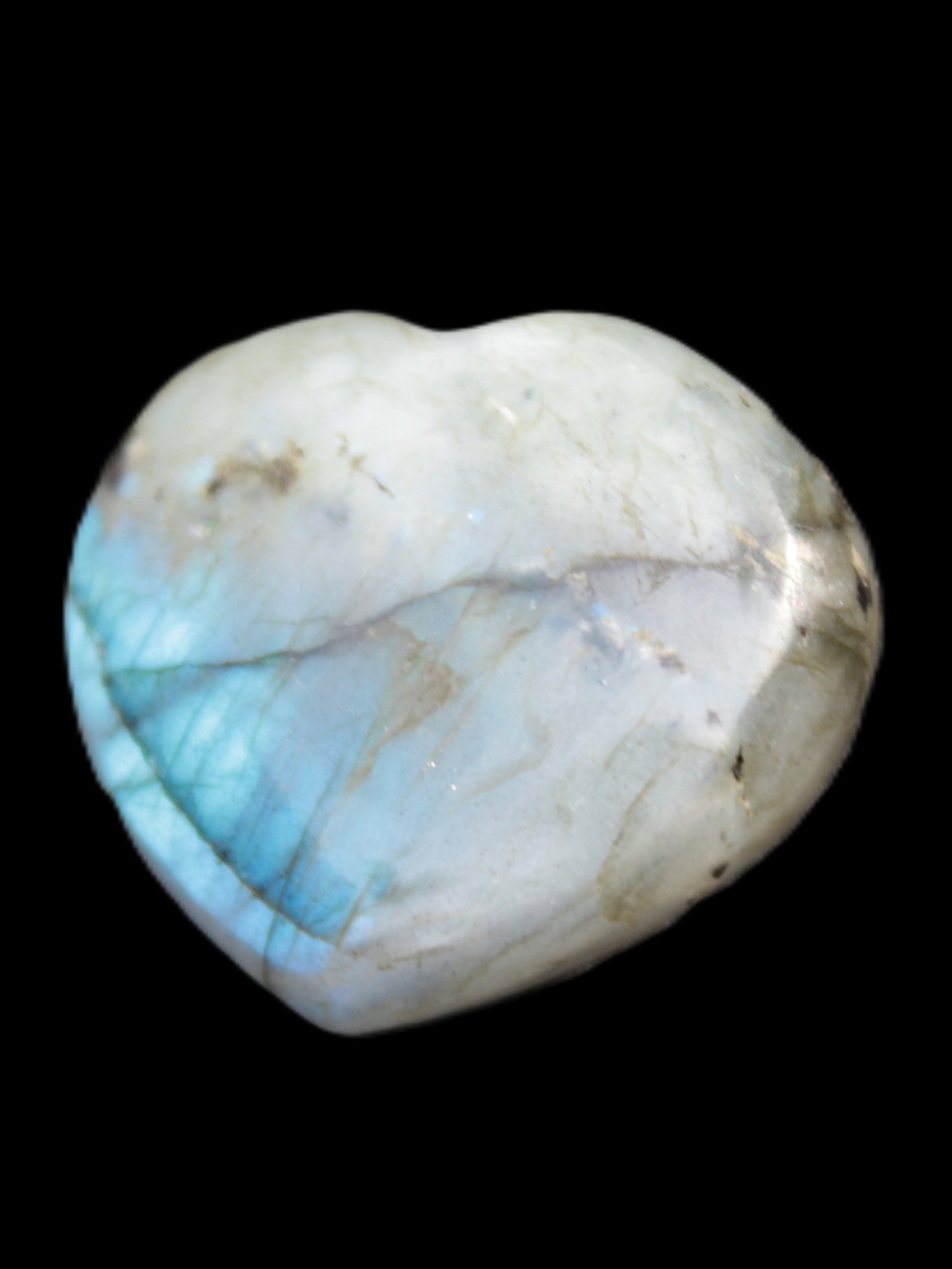 Labradorite heart 25mm-27mm 11.9g-15.8g Rocks and Things