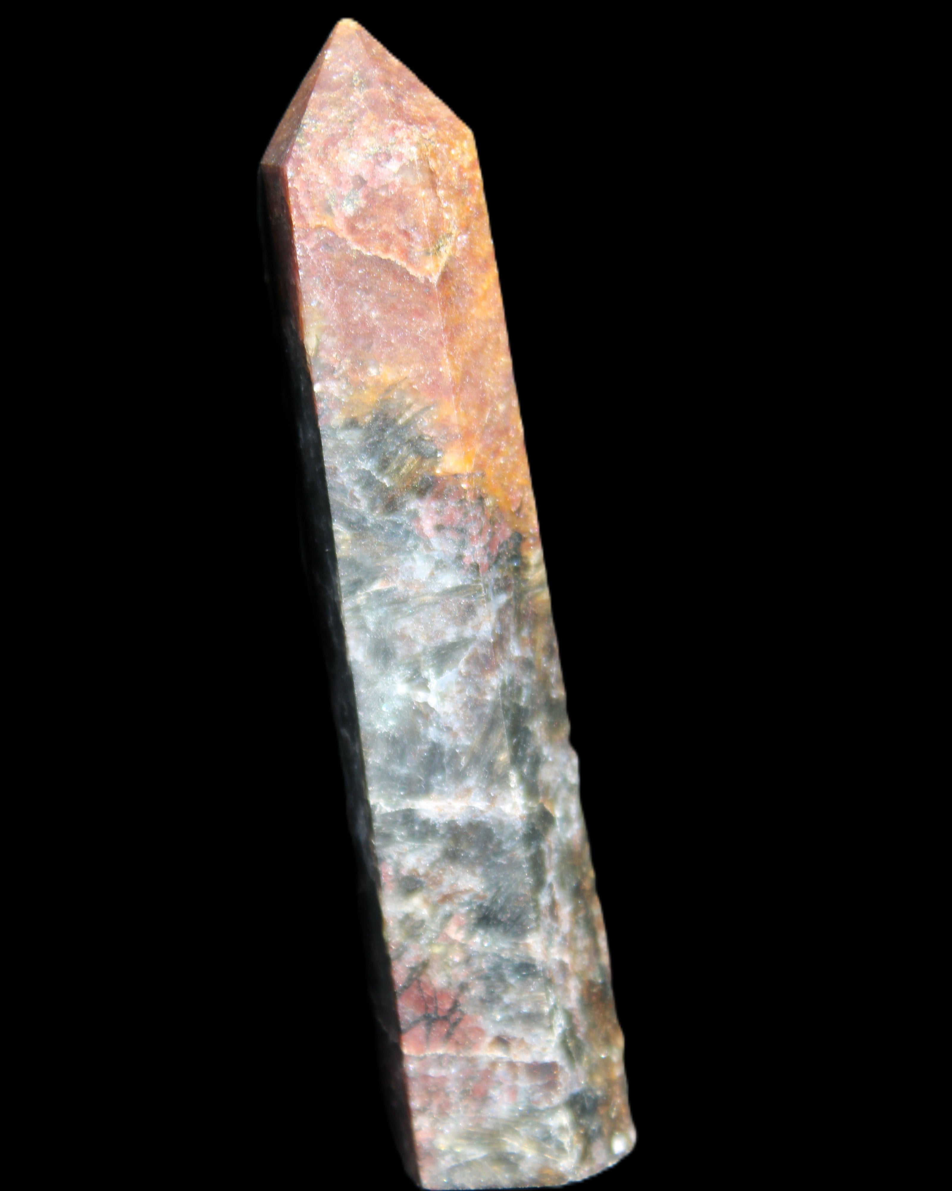 Garnet wand 88mm 56g in sunlight - Rocks and Things Store
