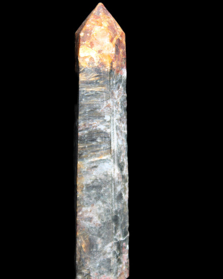 Garnet wand 88mm 56g in sunlight - Rocks and Things Store