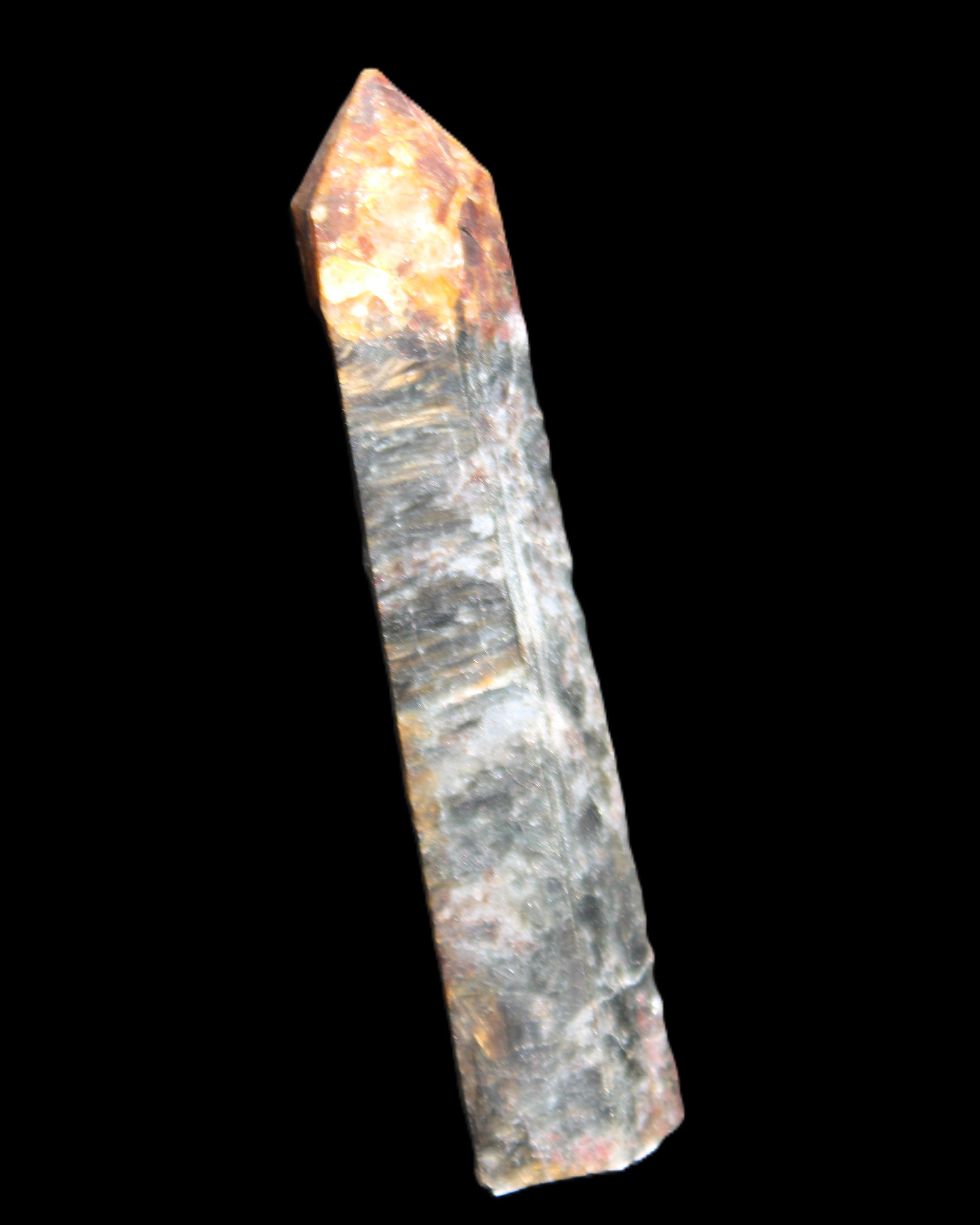 Garnet wand 88mm 56g in sunlight - Rocks and Things Store