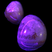 Crazy Lace Marquis Agate 2/3 polished stones from Mexico 14g in UV light