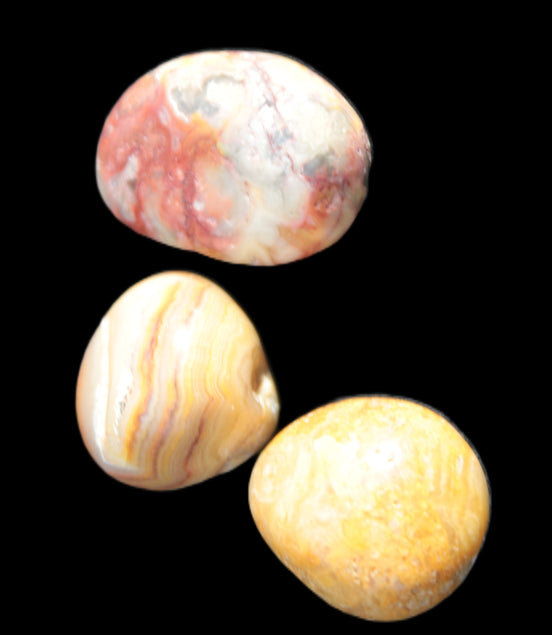 Crazy Lace Marquis Agate 2/3 polished stones from Mexico 14g Rocks and Things