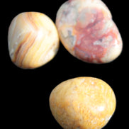 Crazy Lace Marquis Agate 2/3 polished stones from Mexico 14g Rocks and Things