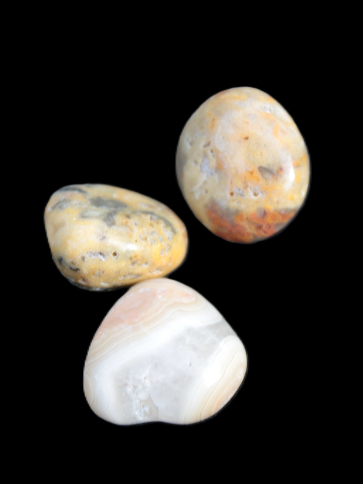 Crazy Lace Marquis Agate 2/3 polished stones from Mexico 14g Rocks and Things