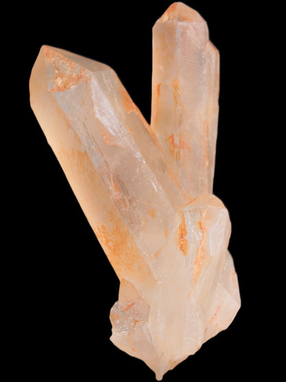 Tangerine Quartz crystal cluster 354g Rocks and Things