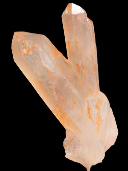 Tangerine Quartz crystal cluster 354g Rocks and Things