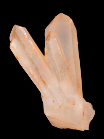 Tangerine Quartz crystal cluster 354g Rocks and Things