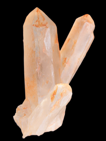 Tangerine Quartz crystal cluster 354g Rocks and Things