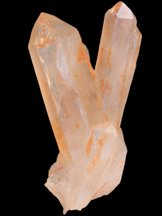 Tangerine Quartz crystal cluster 354g Rocks and Things