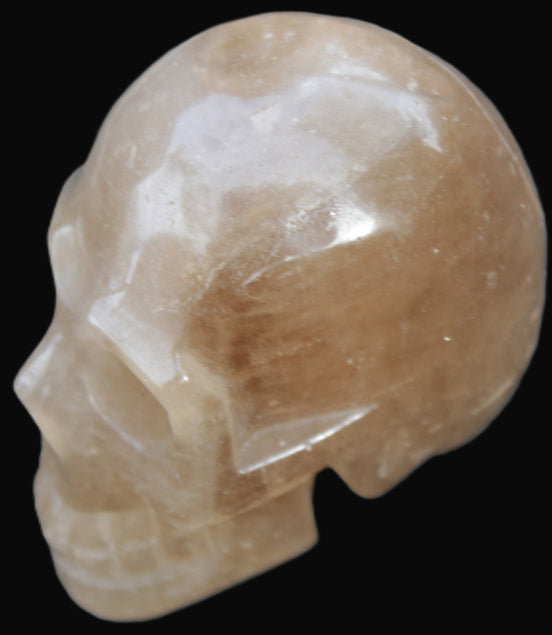 Smoky Quartz skull 346g - Rocks and Things Store