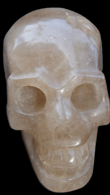 Smoky Quartz skull 346g - Rocks and Things Store