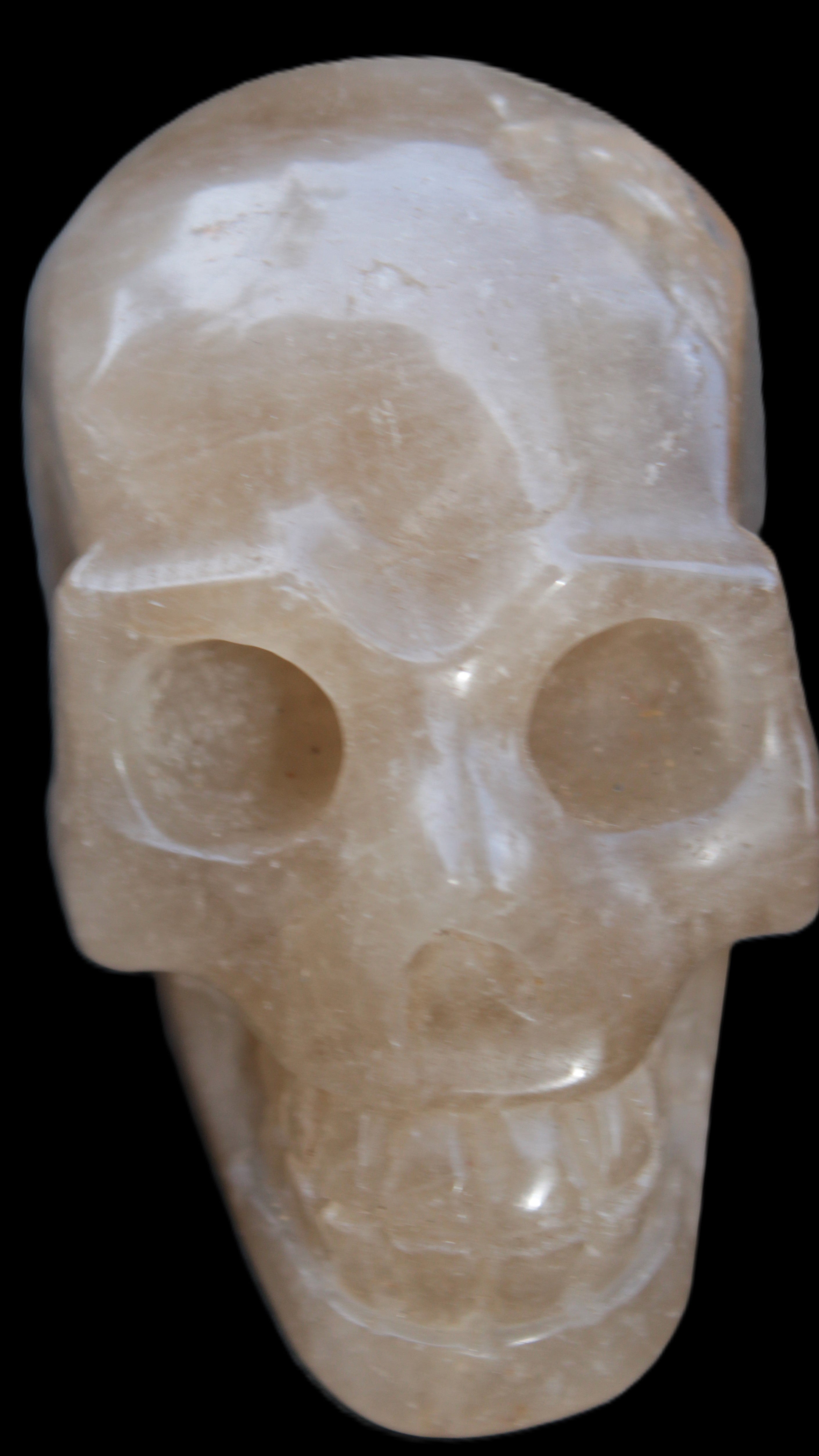 Smoky Quartz skull 346g - Rocks and Things Store