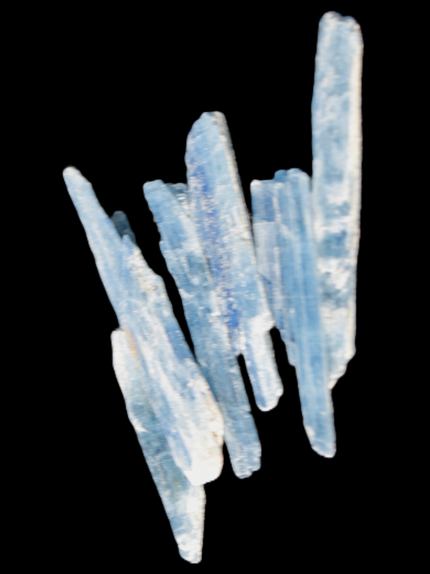 Five Kyanite Kyanite blades 35-40mm 5.8g Rocks and Things