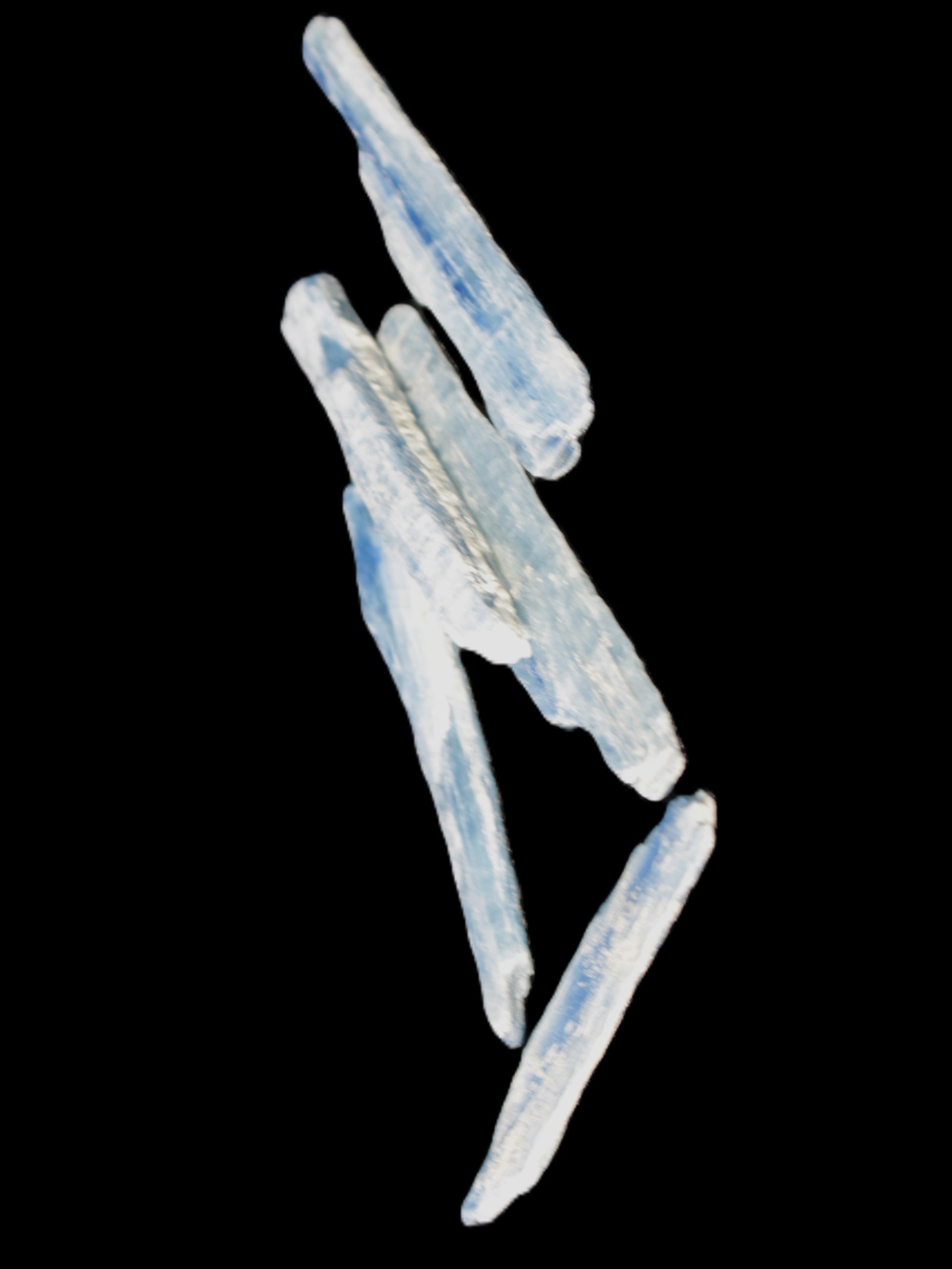 Five Kyanite Kyanite blades 35-40mm 5.8g Rocks and Things