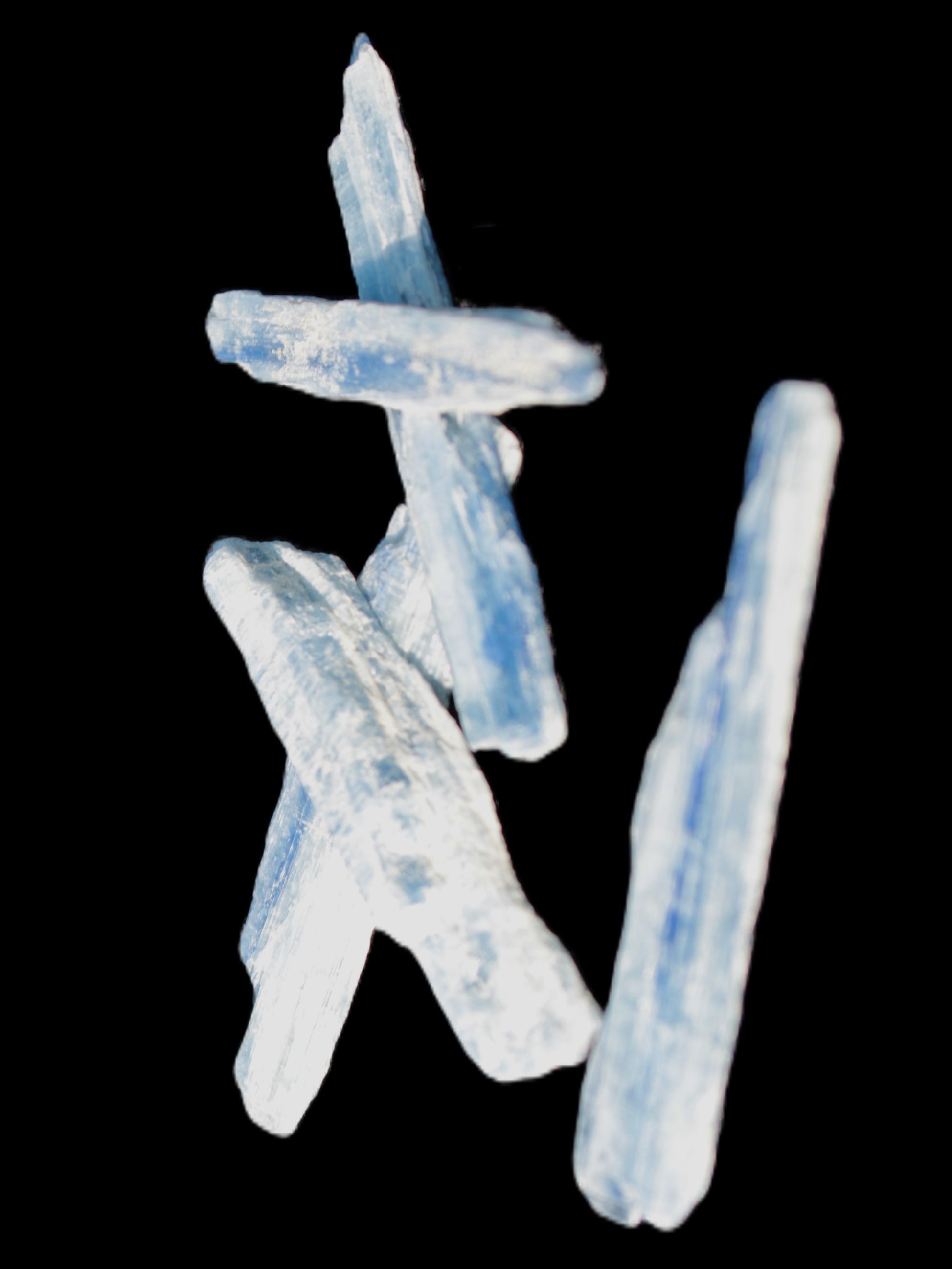 Five Kyanite Kyanite blades 35-40mm 5.8g Rocks and Things