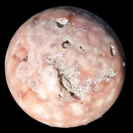 Sakura Agate sphere 98mm 1200g in sunshine - Rocks and Things Store